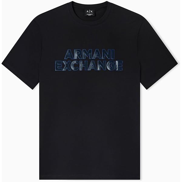 Emporio Armani Mens Soft Modal Crew Neck T-Shirt, Armani Blue